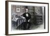 The Late Hans Christian Andersen in His Study, C1850-1875-Hans Christian Andersen-Framed Giclee Print