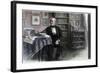 The Late Hans Christian Andersen in His Study, C1850-1875-Hans Christian Andersen-Framed Giclee Print