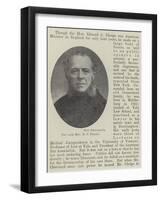 The Late Honourable E J Phelps-null-Framed Giclee Print