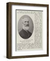 The Late Honourable James Service, Ex-Premier of Victoria-null-Framed Giclee Print