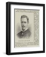 The Late Honourable W H Cross-null-Framed Giclee Print