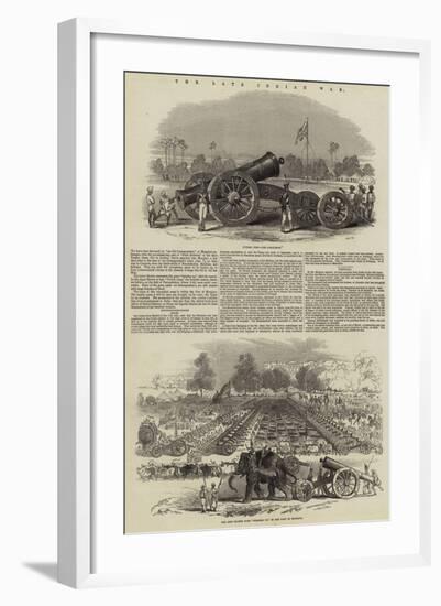The Late Indian War-null-Framed Giclee Print