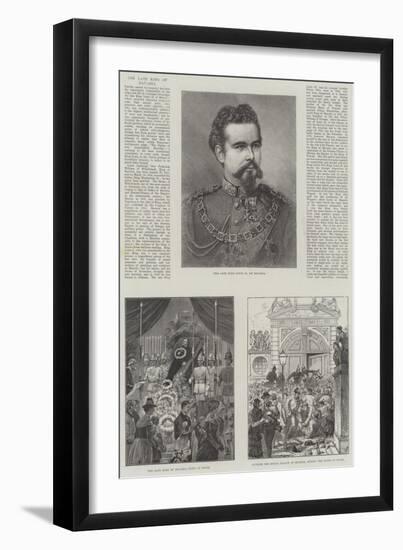 The Late King of Bavaria-null-Framed Giclee Print