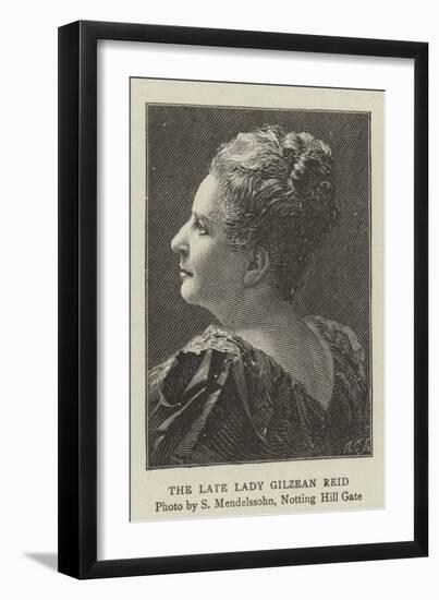 The Late Lady Gilzean Reid-null-Framed Giclee Print