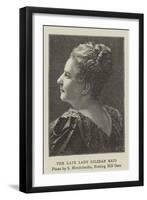 The Late Lady Gilzean Reid-null-Framed Giclee Print