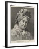 The Late Lady Gregory, Mrs Stirling-null-Framed Giclee Print