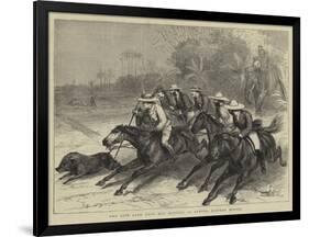 The Late Lord Mayo Hog Hunting at Pangsa, Eastern Bengal-null-Framed Premium Giclee Print