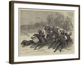 The Late Lord Mayo Hog Hunting at Pangsa, Eastern Bengal-null-Framed Giclee Print