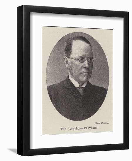 The Late Lord Playfair-null-Framed Giclee Print