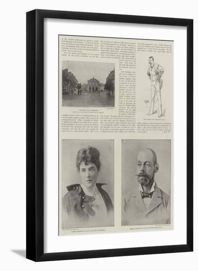 The Late Lord Randolph Churchill-null-Framed Premium Giclee Print