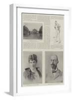 The Late Lord Randolph Churchill-null-Framed Giclee Print