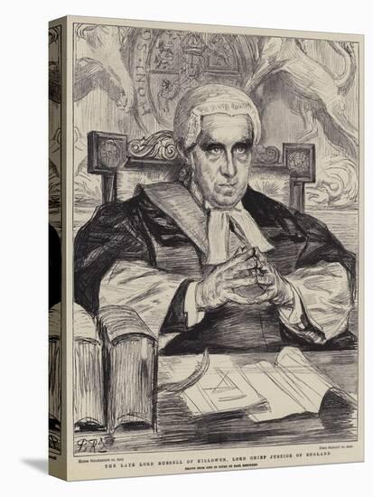 The Late Lord Russell of Killowen, Lord Chief Justice of England-Charles Paul Renouard-Stretched Canvas