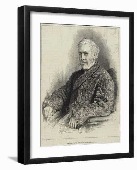 The Late Lord Stratford De Redcliffe-null-Framed Giclee Print