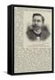 The Late M Burdeau, President of the French Chamber of Deputies-null-Framed Stretched Canvas