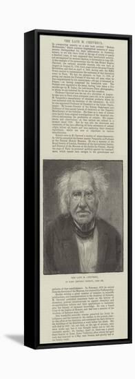 The Late M Chevreul, of Paris (Eminent Chemist), Aged 102-null-Framed Stretched Canvas