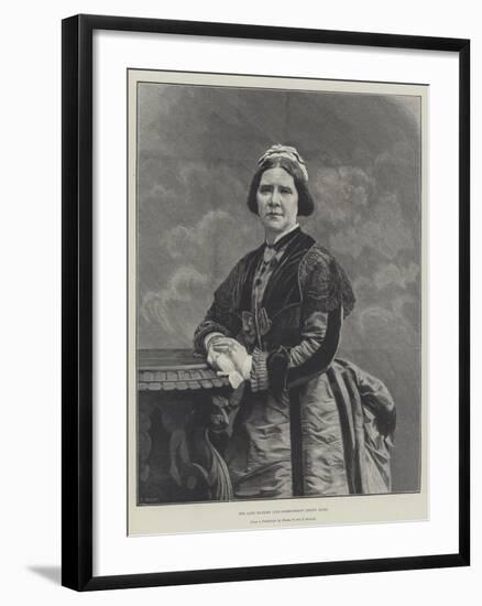 The Late Madame Lind-Goldschmidt, Jenny Lind-null-Framed Giclee Print