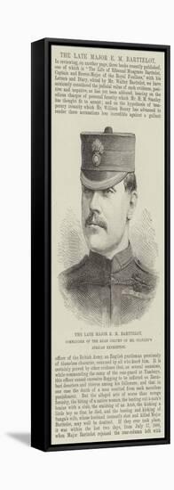 The Late Major E M Barttelot, Commander of the Rear Column of Mr Stanley's African Expedition-null-Framed Stretched Canvas