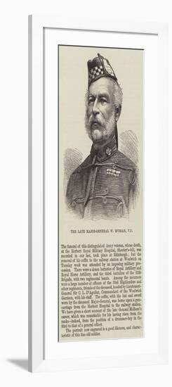 The Late Major-General W Mcbean-null-Framed Giclee Print