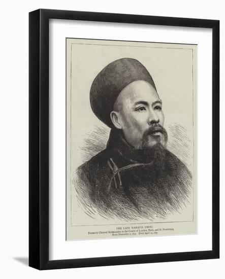 The Late Marquis Tseng-null-Framed Giclee Print