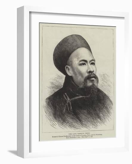 The Late Marquis Tseng-null-Framed Giclee Print