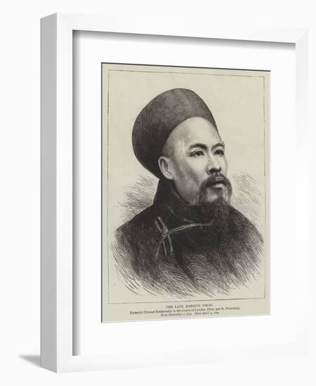 The Late Marquis Tseng-null-Framed Giclee Print