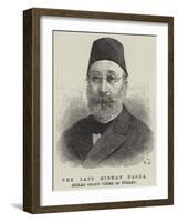 The Late Midhat Pasha, Exiled Grand Vizier of Turkey-null-Framed Giclee Print