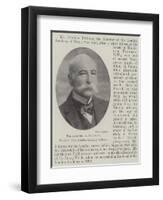 The Late Mr a Pollitzer, Principal of the London Academy of Music-null-Framed Giclee Print