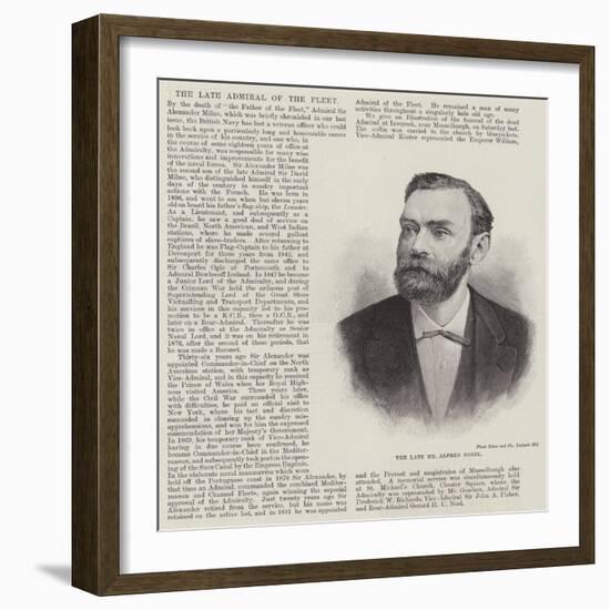 The Late Mr Alfred Nobel-null-Framed Giclee Print