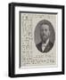 The Late Mr C S Dicken, Cmg, Formerly Acting Agent-General for Queensland-null-Framed Giclee Print