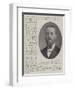 The Late Mr C S Dicken, Cmg, Formerly Acting Agent-General for Queensland-null-Framed Giclee Print