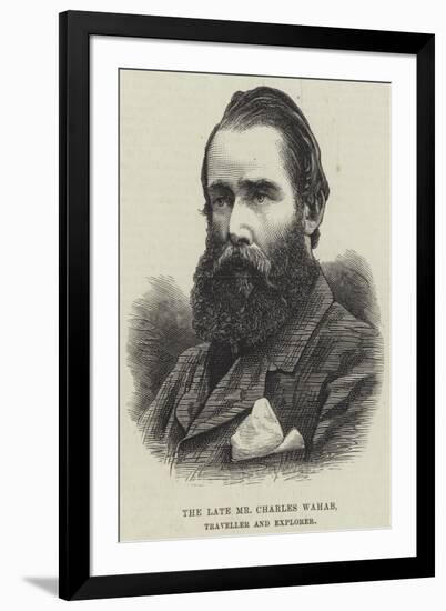 The Late Mr Charles Wahab, Traveller and Explorer-null-Framed Giclee Print