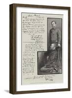 The Late Mr Frank Power and the Late Mr E O'Donovan, Killed in the Soudan War-William Bazett Murray-Framed Giclee Print