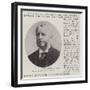 The Late Mr G F Lyster-null-Framed Giclee Print