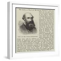 The Late Mr George Derbyshire-null-Framed Giclee Print