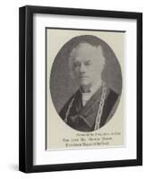 The Late Mr George Hurst, Five Times Mayor of Bedford-null-Framed Giclee Print