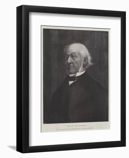 The Late Mr Gladstone-null-Framed Giclee Print