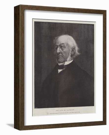 The Late Mr Gladstone-null-Framed Giclee Print