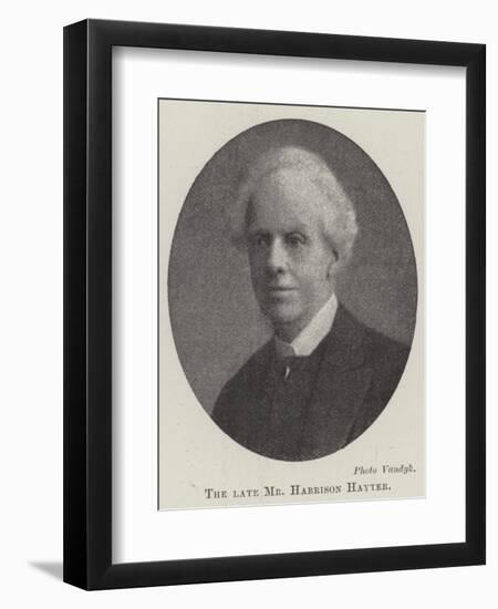 The Late Mr Harrison Hayter-null-Framed Giclee Print