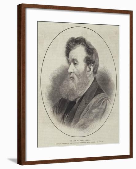 The Late Mr Henry Warren, Honorary President of the Institute of Painters in Water Colours-null-Framed Giclee Print