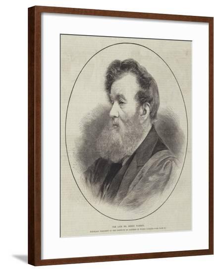 The Late Mr Henry Warren, Honorary President of the Institute of Painters in Water Colours--Framed Giclee Print