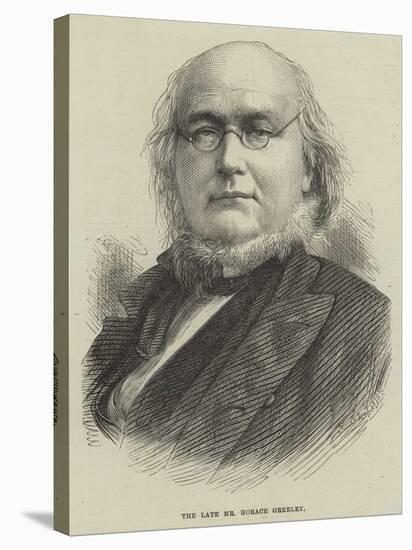 The Late Mr Horace Greeley-null-Stretched Canvas