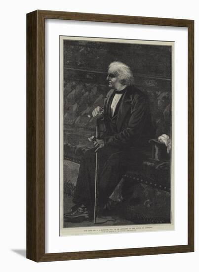 The Late Mr J a Roebuck, as He Appeared in the House of Commons-null-Framed Giclee Print