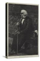 The Late Mr J a Roebuck, as He Appeared in the House of Commons-null-Stretched Canvas