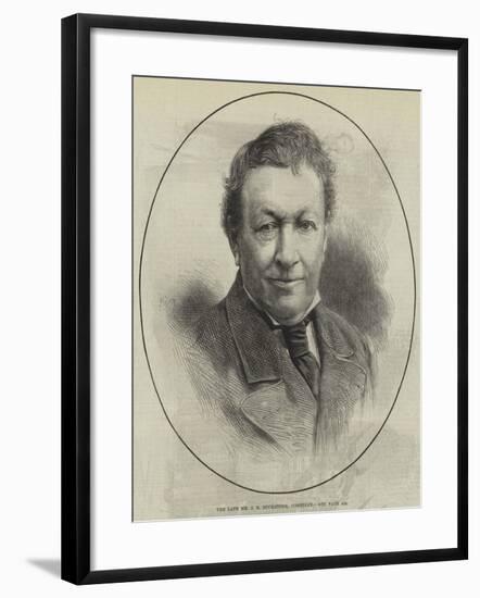 The Late Mr J B Buckstone, Comedian-null-Framed Giclee Print