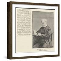 The Late Mr James Nasmyth, Engineer, Inventor of the Steam-Hammer-null-Framed Giclee Print