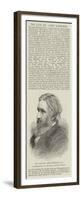 The Late Mr James Robertson, Ce, Superintendent of the Great Eastern Railway-null-Framed Premium Giclee Print