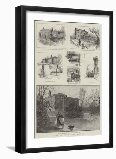 The Late Mr John Bright-Henry Charles Seppings Wright-Framed Giclee Print