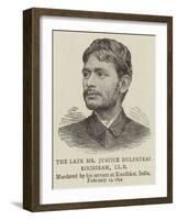 The Late Mr Justice Dulpatrai Rochiram-null-Framed Giclee Print