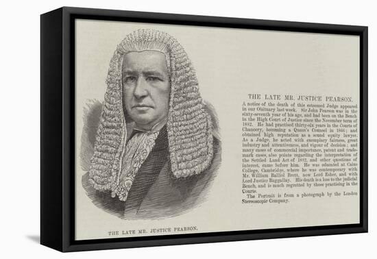 The Late Mr Justice Pearson-null-Framed Stretched Canvas