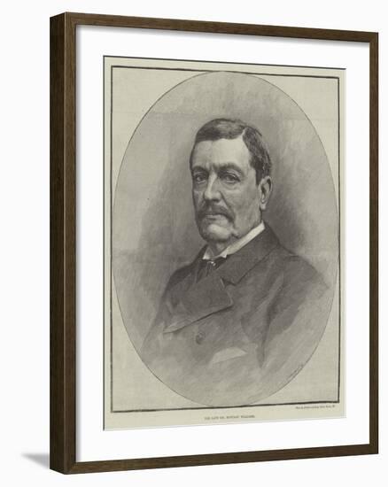 The Late Mr Montagu Williams-null-Framed Giclee Print